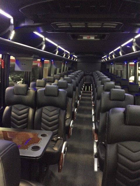 Spacious interior for a private group transfer in Paris