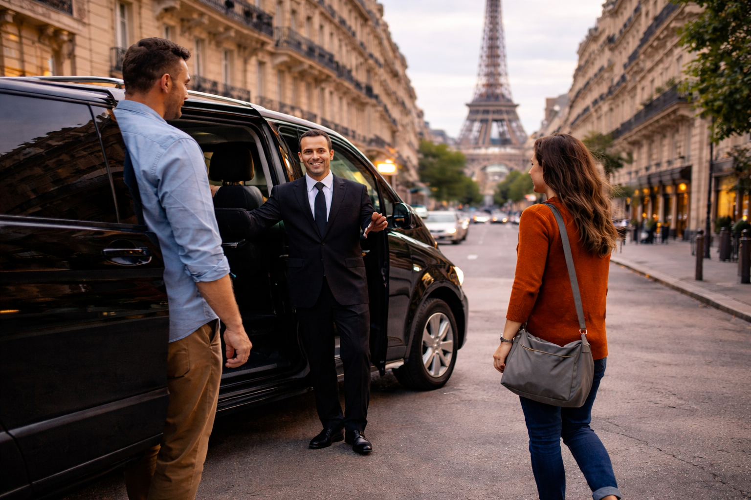 transfert Disneyland Paris depuis hôtel à Paris en voiture privée