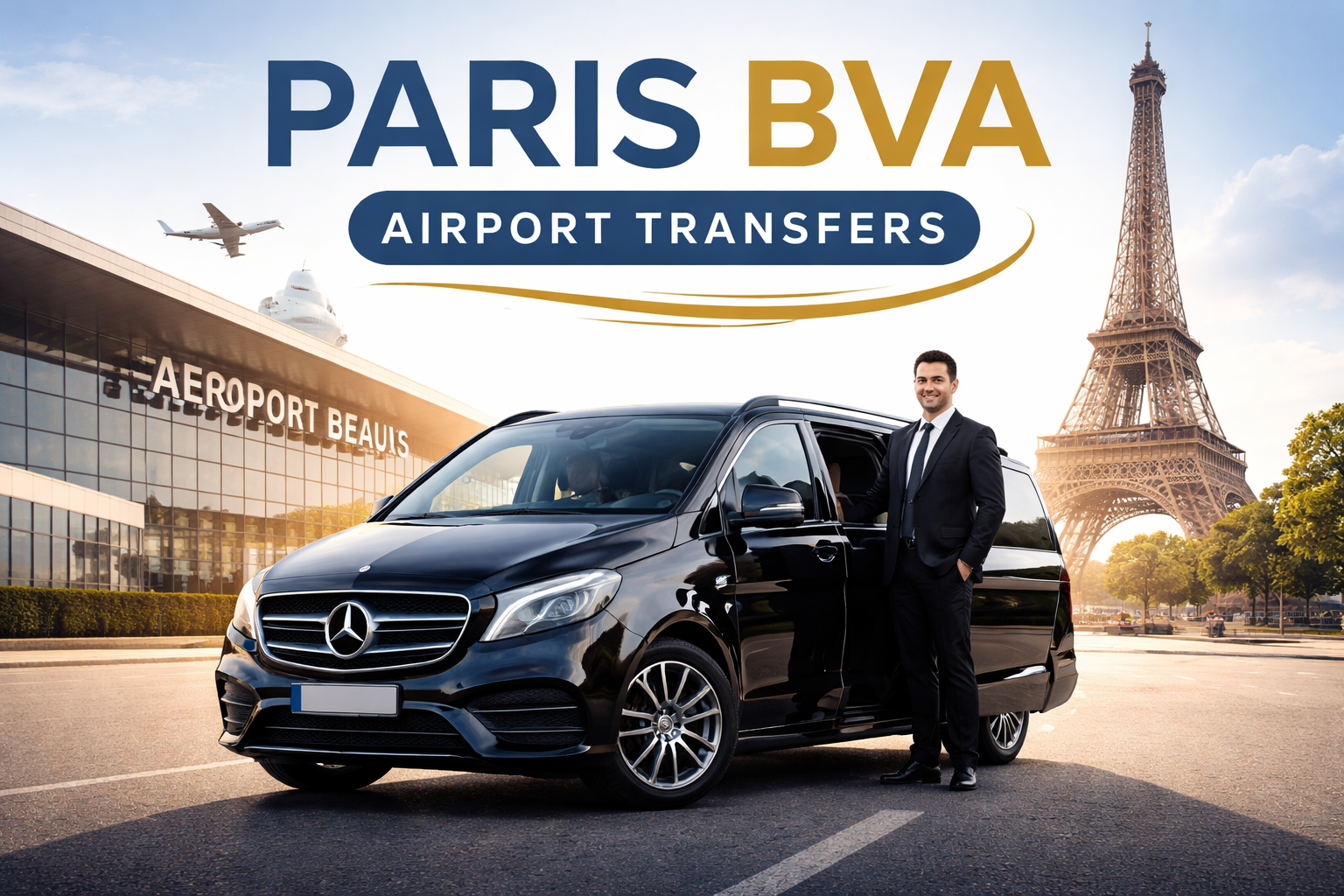 Private chauffeur Paris to Beauvais Airport — Dream Disney Transfer