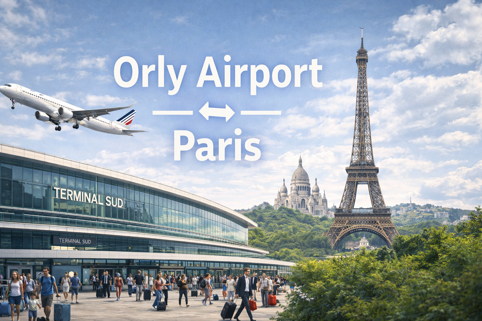 Orly airport transfer to Paris – private airport transfer Paris with meet and greet
