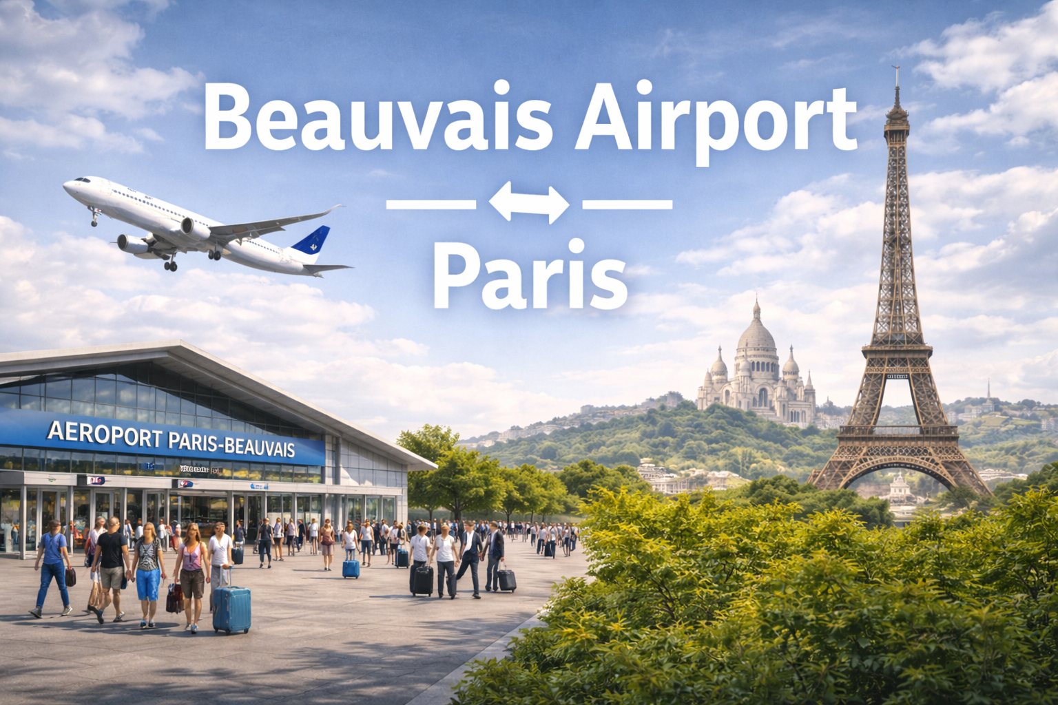 Beauvais airport transfer to Paris (BVA) – private driver alternative to shuttle bus
