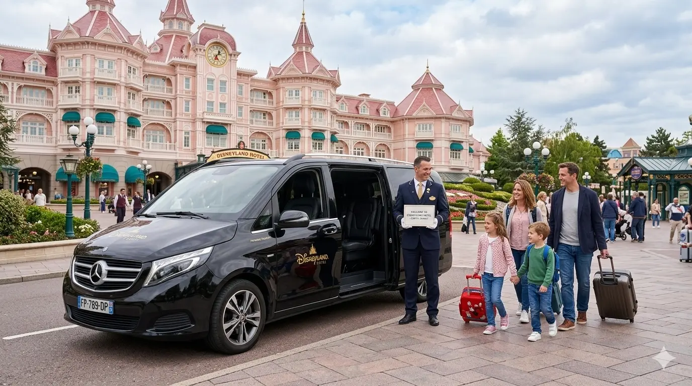 comment aller de CDG à Disneyland Paris — van privé Dream Disney Transfer