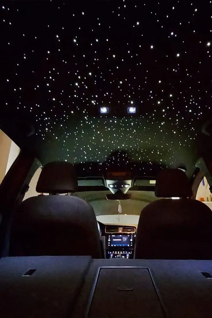 Dream Disney Transfer luxury van interior — starry ceiling
